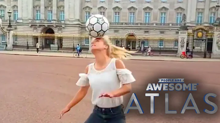 Freestyle Footballing in London with Aguska Mnich ...