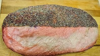 I Seasoned Half this Brisket 45 Minutes Early and Half Right Before Going on the Smoker.