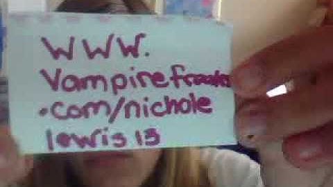 www.vampirefreaks.com/nicholelewis13    IM NOT FAKE!