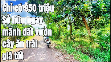 Chủ cần tiền bán nhanh mãnh đất vườn cây ăn trái mát mẻ, gần khu dân cư, chưa tới 1 tỷ ở BRVT