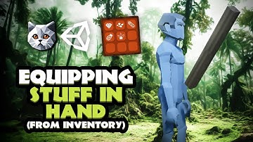 Equip Items in Hand from Inventory | Multiplayer Survival Game - Unity