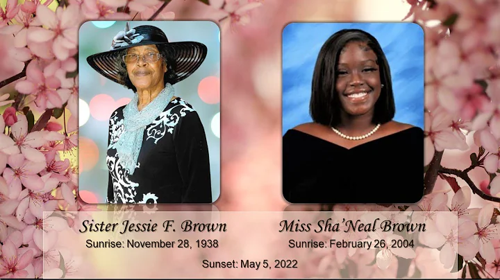Progressive ChurchFuneral Service for Jessie Brown...
