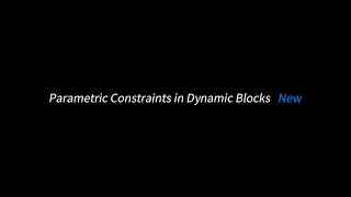 Parametric Constraints in Dynamic Blocks in GstarCAD 2027