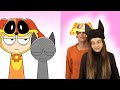 Sprunki 4 Phase 4 MINI GRAY and DOGDAY GUY Incredibox in Real life. ❤️ #sprunki