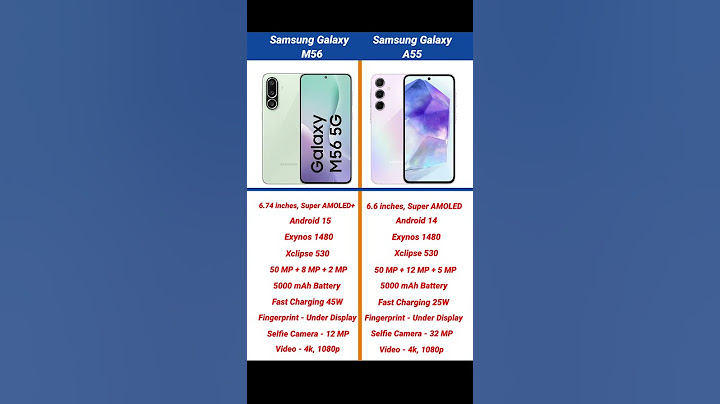 Samsung Galaxy M56 vs Samsung Galaxy A55 Comparison #shorts #short #galaxym56 #galaxya55