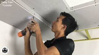 How to Create a Trapezoidal Ceiling Pattern with Gypsum Boards