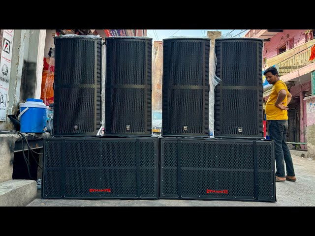 Dynamite 21inch Bass,4 Top,Zypher Labs Amplifier|Full DJ Setup class=