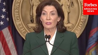 BREAKING NEWS: New York Gov. Kathy Hochul Reacts To Pro-Palestinian Protests At Columbia University