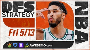 NBA DFS Strategy 5/13/22 | DraftKings & FanDuel NBA Playoff Picks
