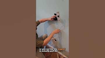 How to hide TV wires behind the wall #diy