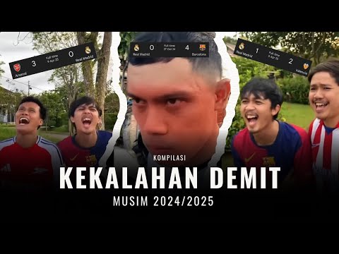 apletoto x anakpion - KOMPILASI REAL MADRID KALAH MUSIM 2024/2025
