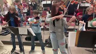 Belgrade MS electric Orchestra with Wood Violins