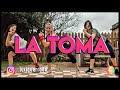 LA TOMA Roman El Original, El Apache Ness, El Dipy - Coreografía - Lucia Guerra - Zumba - Cumbia