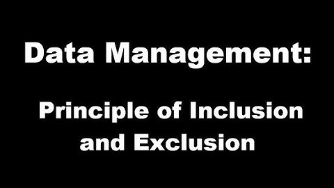 4.2 Principle of Inclusion and Exclusion (Math with Mr. Ray)