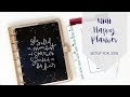 2018 PLANNER SETUP || MINI Happy Planner