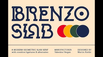 Brenzo Slab Font Download