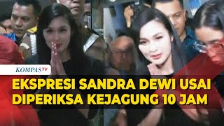 Ekspresi Sandra Dewi Usai Diperiksa Kejagung Selama 10 Jam Kasus Korupsi Timah Harvey Moeis