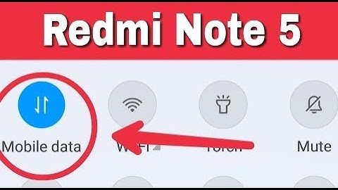 Redmi Note 5  || How To Change Data Connection || Sim Card internet Change