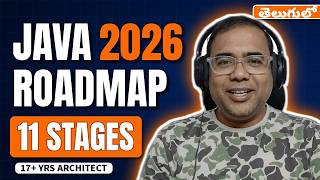 Java Developer Roadmap 2026: 11 Stages from a 17+ Years Architect | Telugu Guide