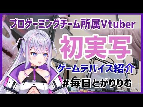 【初実写】プロゲーミングチーム所属のVtuberがゲーム部屋を紹介！【都雅りりむ】