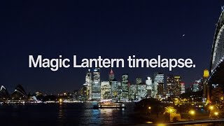 Magic Lantern Timelapse / Sydney (Canon 60D)
