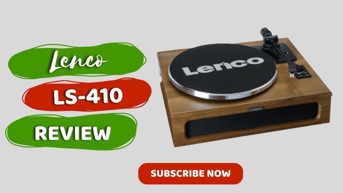 Lenco LS-440 Turntable with Speakers, Grey