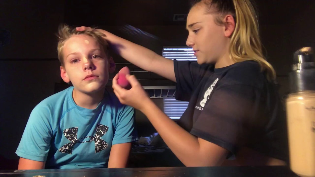 Sister Does Brothers Makeup Challenge Youtube