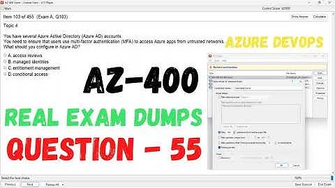 Q 055 AZ 400 DevOps Real Exam Question and answer, Dumps   CertStudyPro