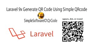 Laravel QR Code simple qrcode