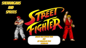 STREET FIGHTER 1 MUGEN SPRITE ANIMATIONS FOR VIDEOS AND GAMES