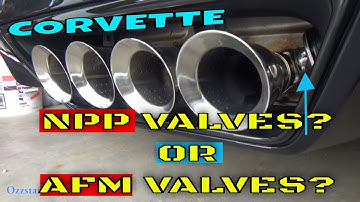 Corvette Exhaust System Valves (NPP and AFM)