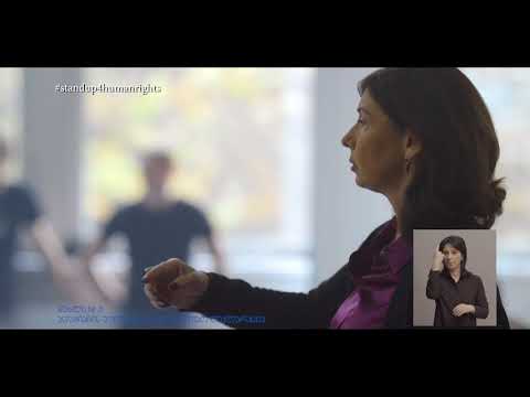 გაეროს კეთილი ნების ელჩი ნინო სუხიშვილი: ადამიანის უფლებათა საყოველთაო დეკლარაცია