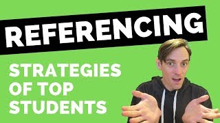 Referencing Tips (6 Strategies of Top Students)