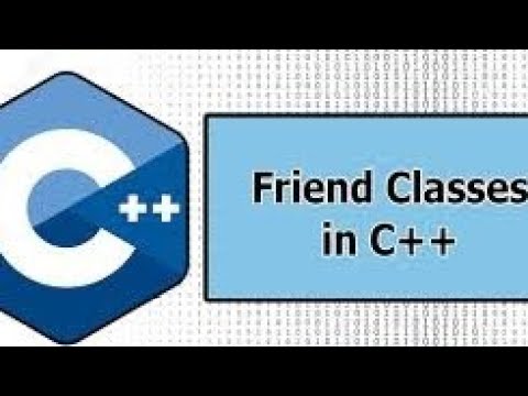 Store data in private variable using friend class in c++ language - YouTube