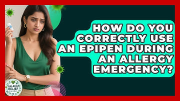 How Do You Correctly Use An EpiPen During An Allergy Emergency? - Allergy Relief Guide