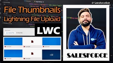 File Thumbnail preview & Icon using with Lightning File Upload in Lightning Web Component  ☁️⚡️