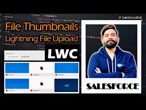 File Thumbnail preview & Icon using with Lightning File Upload in Lightning Web Component  ☁️⚡️