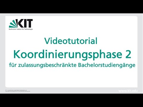 Bewerbung am KIT: Koordinierungsphase 2 im dialogorientierten Vergabeverfahren