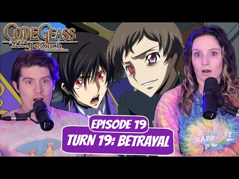 ROLO SAVES LELOUCH!? | Code Geass Newlyweds Reaction | Ep 2x19 “Turn 19: Betrayal”