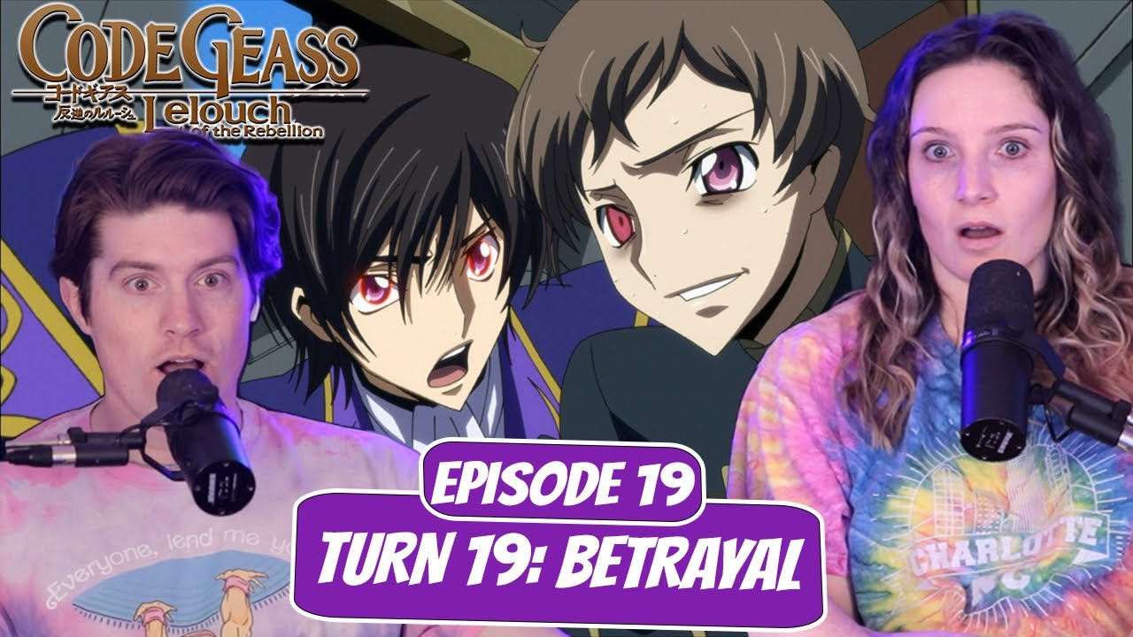 ROLO SAVES LELOUCH!? | Code Geass Newlyweds Reaction | Ep 2x19 “Turn 19: Betrayal”