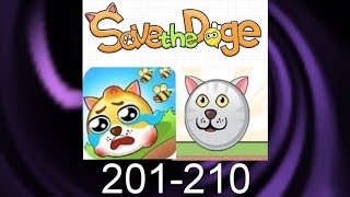 Save the doge, 201-210 level. Головоломка и логическая игра.