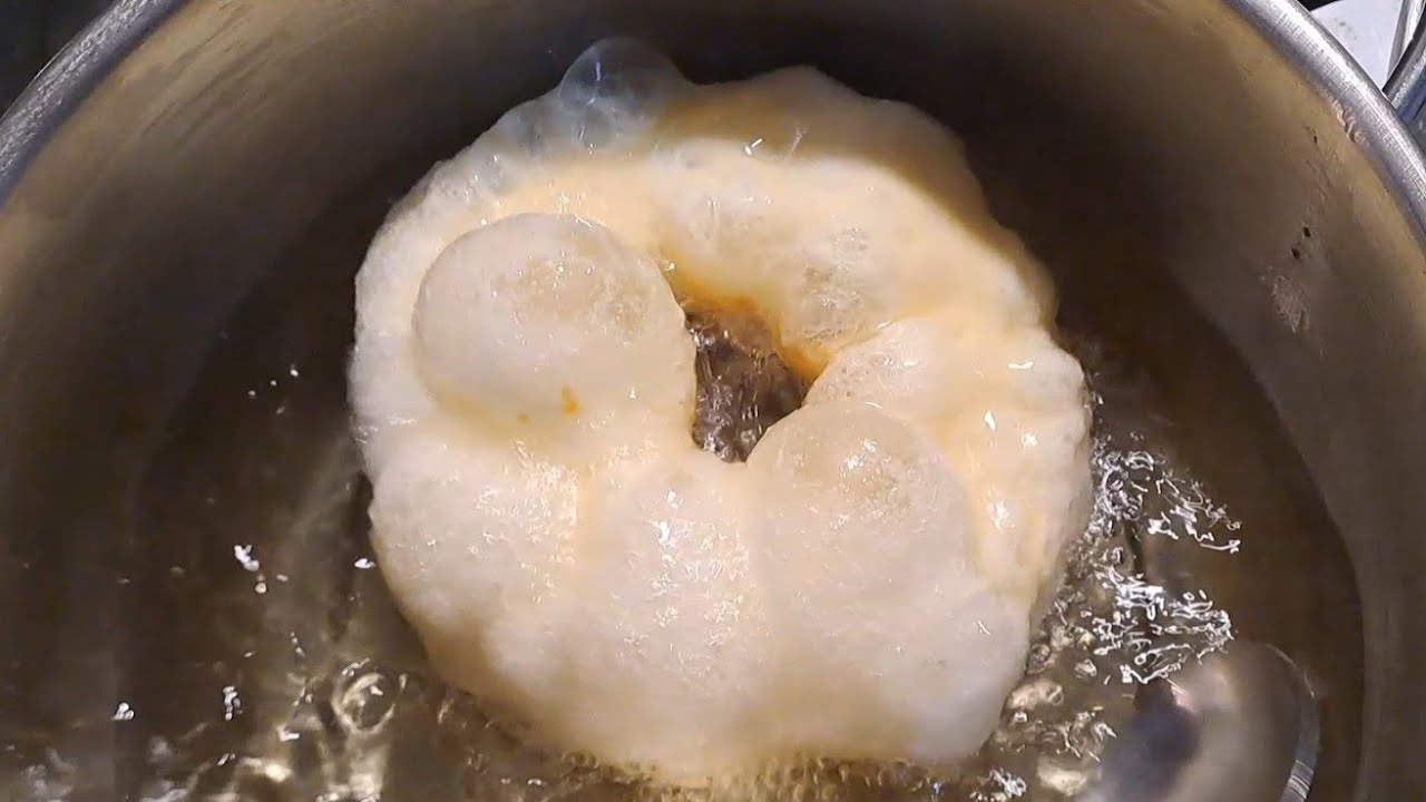 CIAMBELLE CON L'ACQUA E FARINA/ NIENTE IMPASTARE NIENTE TAGLIARE/GRAFFE FRITTE