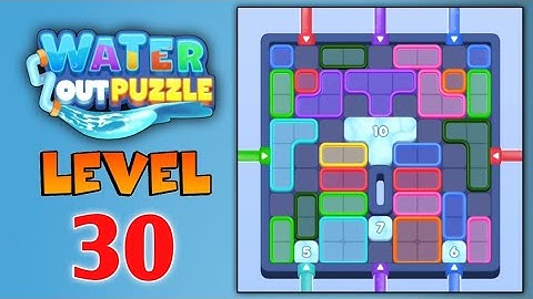Water Out Puzzle Level 30 Game Walkthrough