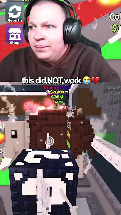 bro got CAUGHT 😠#steak #roblox #stealabrainrot