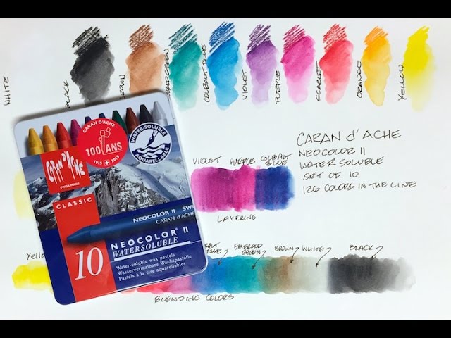 Caran D'Ache Neocolor Pastels - Swiss Made Direct