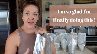 1 YEAR EMERGENCY FOOD SUPPLY | Will There Be a Food Shortage in America? | How to Use Mylar Bags