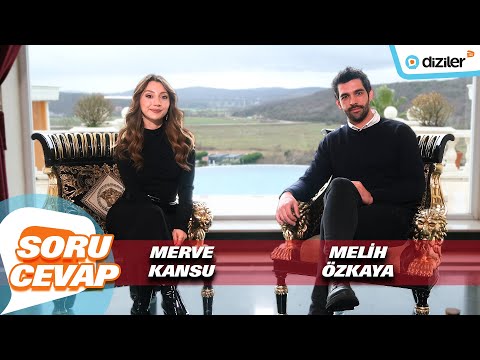 Bir Yemin Ettim Dizisi Oyuncuları Melih Özkaya ve Merve Kansu İle Soru-Cevap!