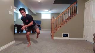 Double Lateral Bound - Stick Landing