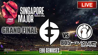 🔴 LIVE: EG vs IG English Cast [BO5] | Singapore Major 2021 ⭐️GRAND FINAL  LIVE⭐️ Full HD No Delay