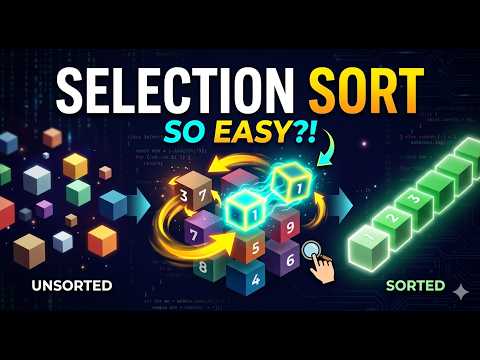 Selection Sort Time Complexity Explained | O(n²) Visualized
